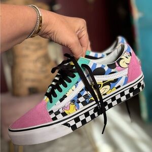 Disney Black and Yellow Character Sneakers